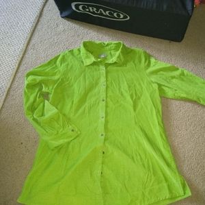 J. JILL CORDUROY BUTTON UP SHIRT